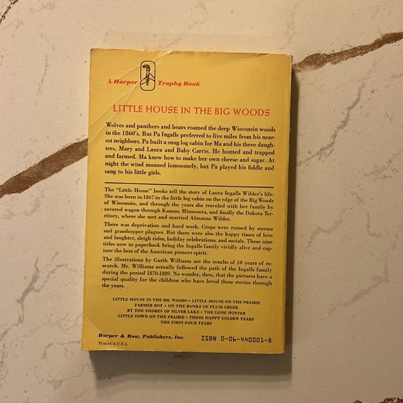 Little House in the Big Woods Novel - Picture 2 of 2